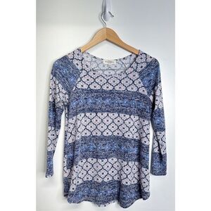 Love Delirious Maternity Shirt Womens Long Sleeve Size Small